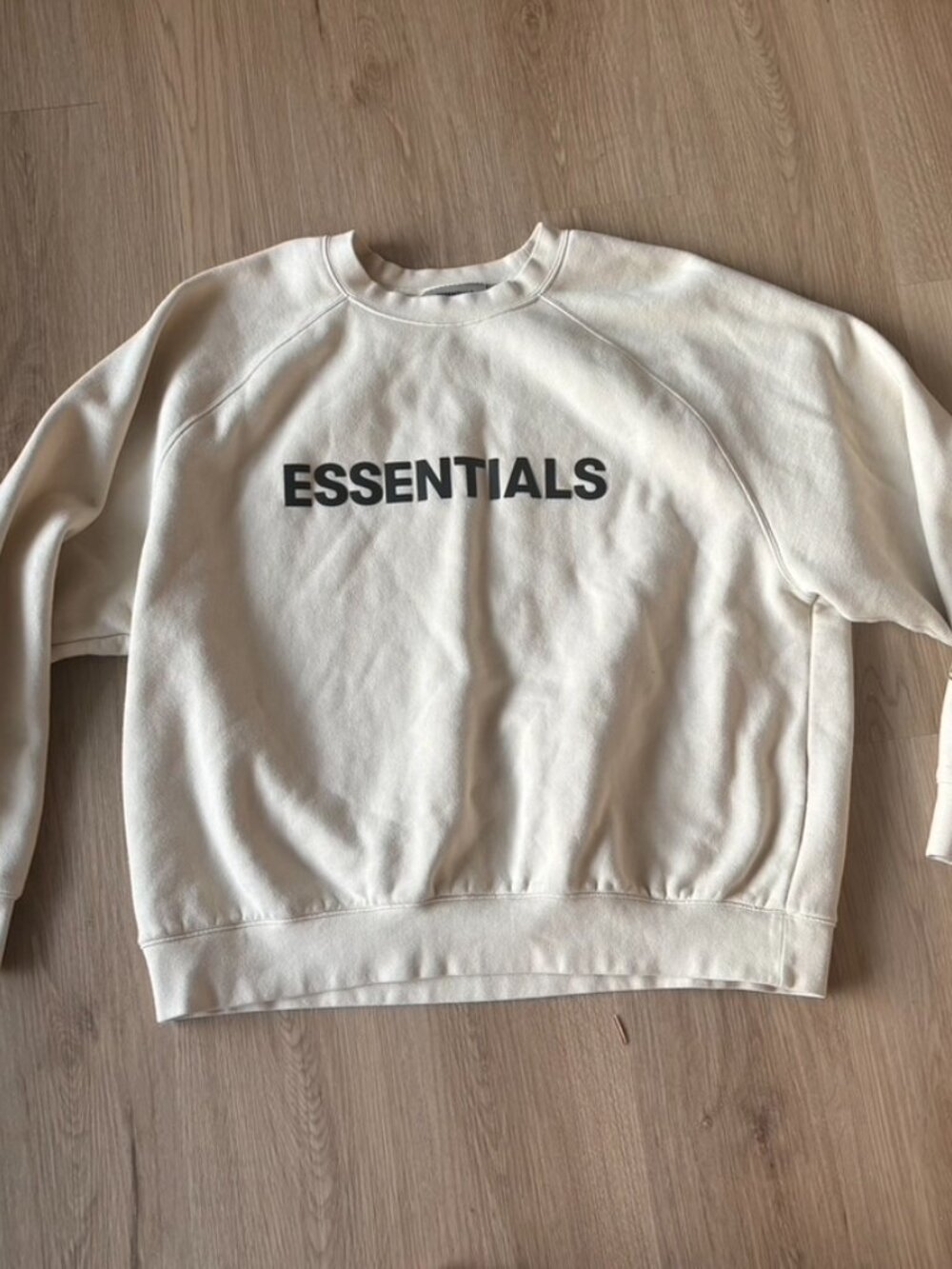 Fear Of God (Fog) Essentials Crew Neck Sweatshirt Umber Beige Xl